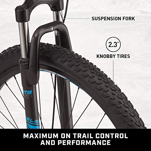 Mongoose Impasse HD Mountain Bike Aluminum Frame Twist Shifters 29-Inch Wheels Charcoal