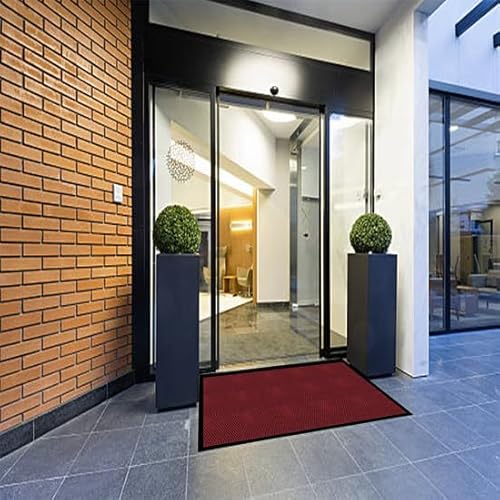 Legendary Doormats Super Berber Matting with Rubber Edging 6' x 10' White