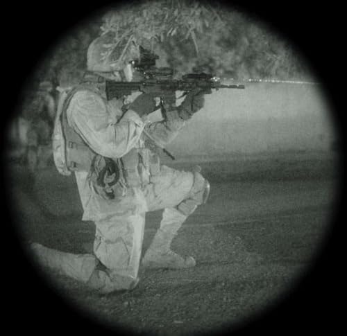 ATN Night Vision Monocular Gen 2+ 58-60lp/mm P45 White Phosphor Multi