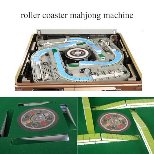 YUEHUA Automatic Folding Mahjong Table with Wheels and 144 Tiles