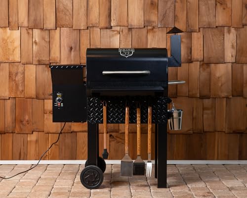 Prime Pellet Grills KC King Electric Pellet Smoker Grill with Digital Temperature Control Black