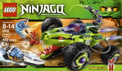LEGO Ninjago Fangpyre Truck Ambush 9445 Golden