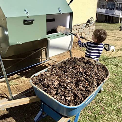 Jora Composters JK 400 High Capacity Rotating Compost Tumbler Green