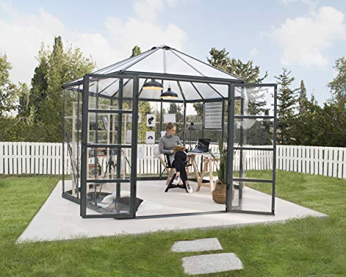 Palram Canopia Oasis Greenhouse 10' x 12' x 9' Gray