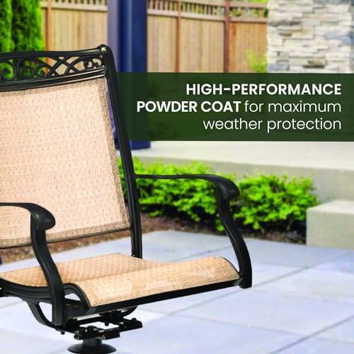 Hanover Fontana 7-Piece Patio Dining Set Tan
