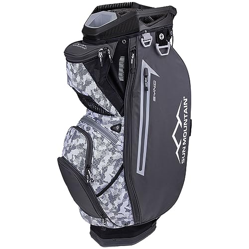 Sun Mountain 2024 Sync Golf Cart Bag Black-Steel-Vector
