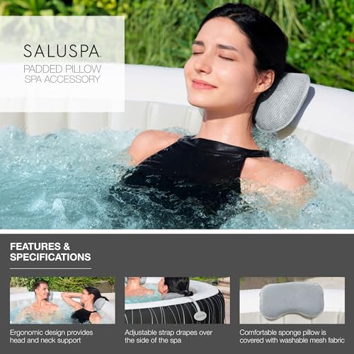 Bestway Coleman St Moritz AirJet Inflatable Hot Tub with EnergySense Cover - 2-Pack SaluSpa Spa Seat