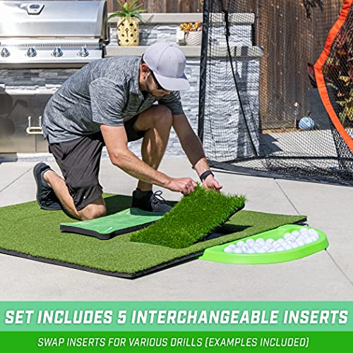 GoSports Golf Practice Hitting Mat Green
