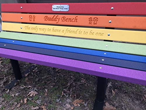 The Roudebush Company Buddy Bench Rainbow