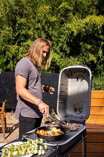 PK Grills Portable Charcoal Grill and Smoker PK300-BCX Graphite