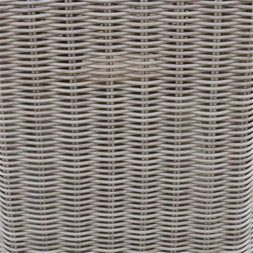 Afuera Living Contemporary Polyethylene Wicker Barstools with Back - Set of 8