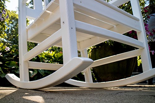 Polywood Vineyard 3-Piece Rocking Set Black