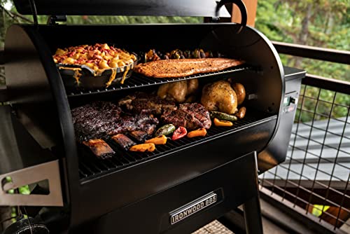 Traeger Ironwood 885 Electric Wood Pellet Grill and Smoker Black