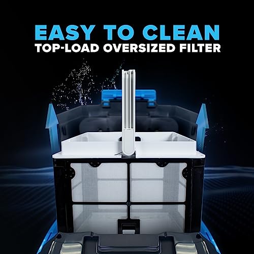 Dolphin Cayman Automatic Robotic Pool Cleaner (2024 Model) - Wall Climbing, Top-Load Filter, HyperBrush
