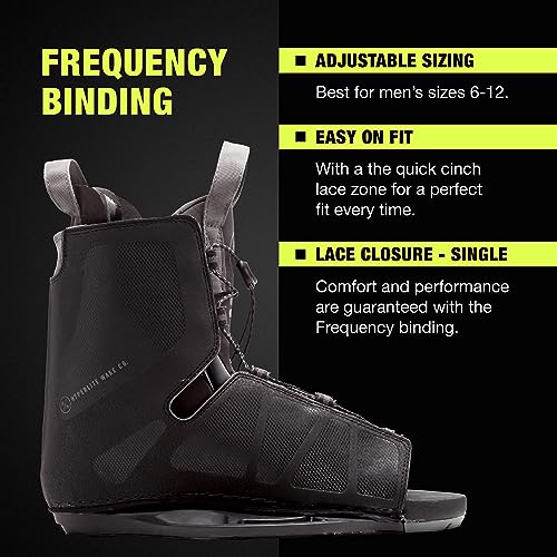 Hyperlite Motive Wakeboard + Frequency Bindings Package - Beginner to Intermediate Riders - 140cm
