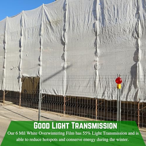 Farm Plastic Supply 6 Mil White Plastic Sheeting 32' x 150'