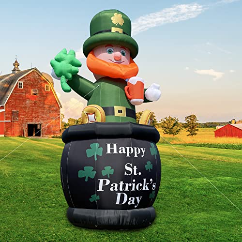 OZIS 26FT St. Patrick's Day Inflatable Leprechaun Outdoor Decoration