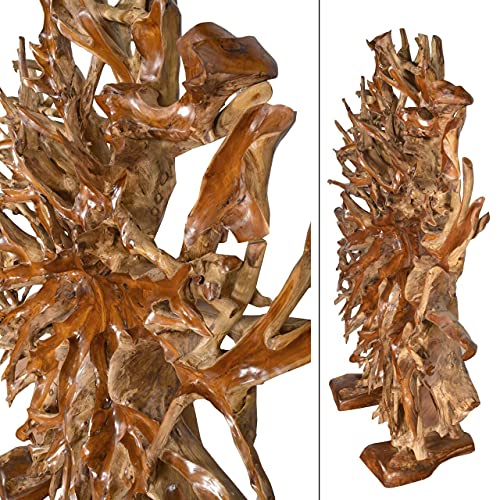 AFD Home Root Architectural Piece with Stand B Natural Teak