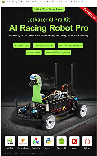 XYGStudy JetRacer Pro AI Kit Accessories for Jetson Nano Racing Robot Car