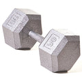 Champion Barbell Solid Hex Dumbbell 90 lb Grey