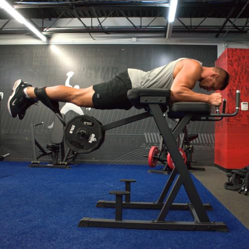 Gronk Fitness Reverse Hyperextension Machine Black