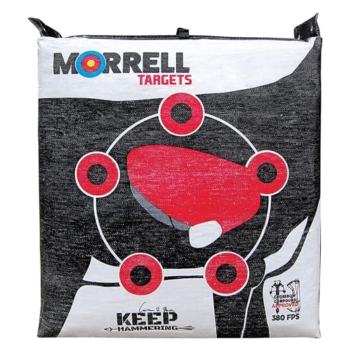 Morrell Keep Hammering Crossbow Archery Bag Target 54 lb 4 Pack White