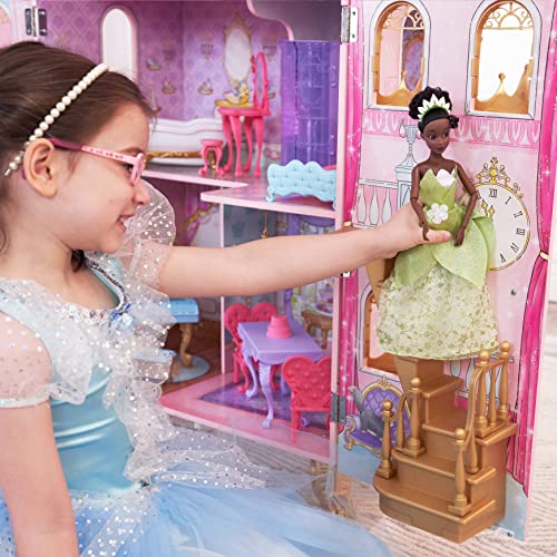 KidKraft Disney Princess Dance & Dream Wooden Dollhouse Pink