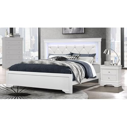 Zebra Products Inc Dasewadi 2pc Kids Bedroom Set with Full Panel Bed White