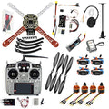 QWinOut DIY FPV Drone Quadcopter Kit with PX4 Flight Control & AT10 Transmitter