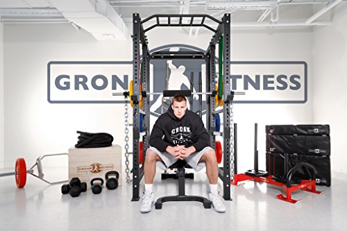Gronk Fitness Products Swiss Bar - Commercial Grade | Multi Grip Football Bar for Upper Body Strength Training Silver