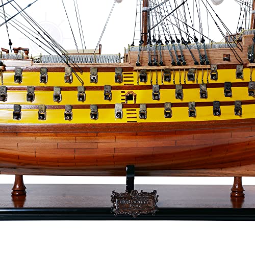 Old Modern Handicrafts Museum-Quality HMS Victory Model Ship Red