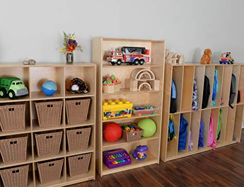 Contender 4-Shelf Baltic Birch Book Shelf Natural