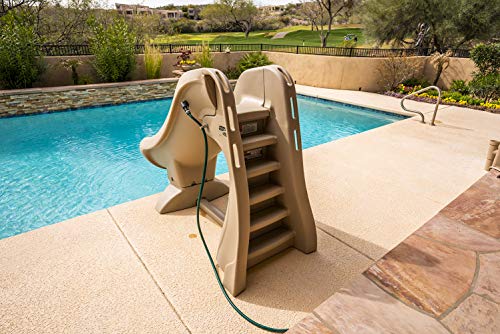 S.R. Smith SlideAway Removable In-Ground Pool Slide Taupe