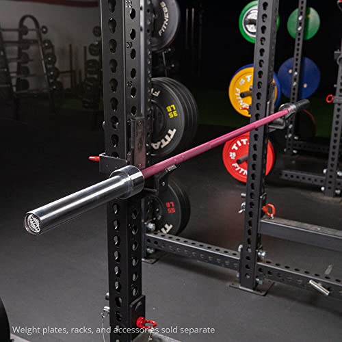 Titan Fitness Women's Pink Cerakote 15 KG 25MM Titan Series Barbell - USA Made, 1,500 LB Capacity