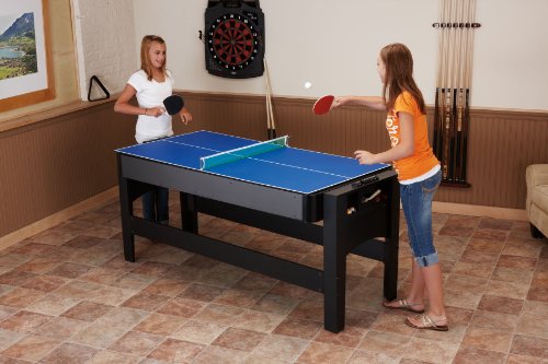 Fat Cat by GLD PRODUCTS Original 3-in-1 6-Foot Flip Game Table Black