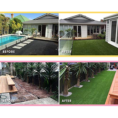 Conscience Trading Artificial Grass Turf Rug 13x25ft Green
