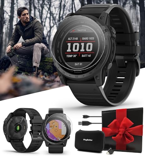 PlayBetter Garmin tactix 7 Tactical GPS Watch Gift Box Bundle Standard