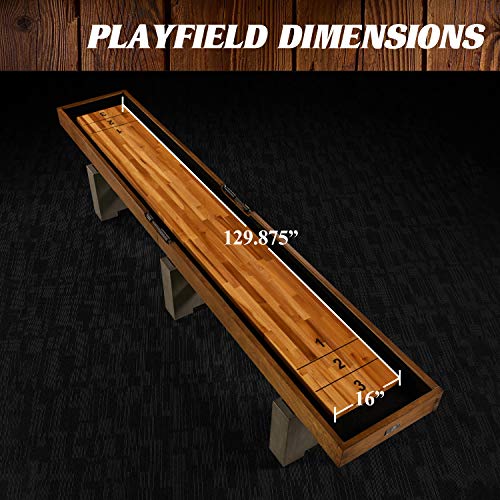 Barrington Billiards Urban Clyborne Shuffleboard Table Brown/Gray