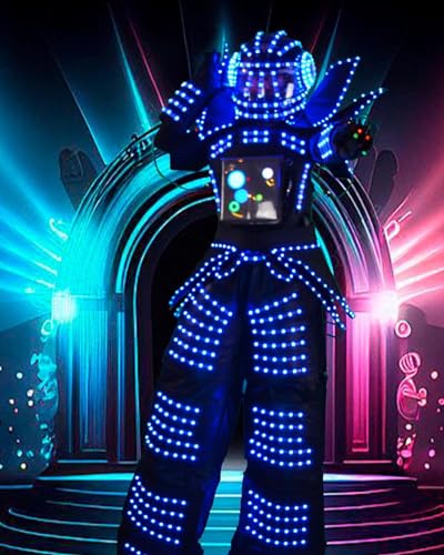 Earthradius Pixels RGB Luminous LED Robot Suit Multicolored (Medium)