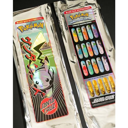 SANTA CRUZ Pokémon Blind Bag Decks 8.0in x 31.6in Random