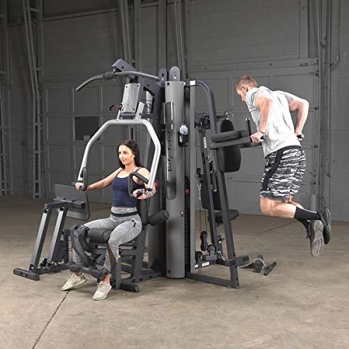 Body-Solid GKR9 Vertical Knee Raise and Dip Station Black