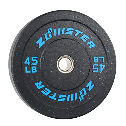 Zoomster 260LB Bumper Plate High Bounce Bumper Weight Plate Black Yellow White Green Blue Red