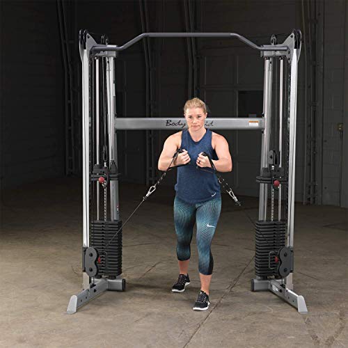 Body-Solid GDCC200 Cable Crossover Exercise Machine Grey/Black