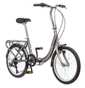 Schwinn Loop Adult Folding Bike 20-inch 7-Speed Drivetrain Titanium