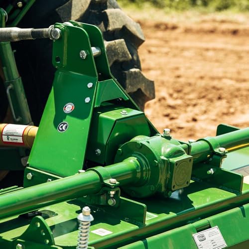 Titan Attachments 48" Rotary Tiller Attachment for Cat 1 Tractors Green