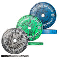 Fringe Sport Bumper Plates Set - Tie-Dye Tiger Stripe