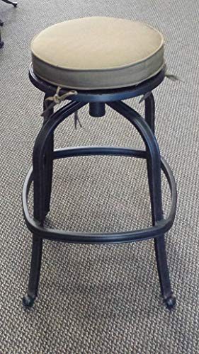 PatioLand Elizabeth 5pc Outdoor Patio Party Bar Set Cast Aluminum Walnut