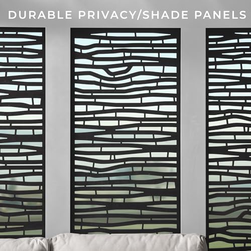 Backyard Discovery Ridgedale 12' x 8' Modern Galvanized Steel Cabana Pergola with Seating and Shade Sail, Terra Cotta Cushions