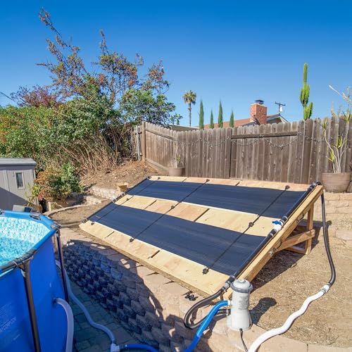 SolarPoolSupply Ultimate Solar Heater for Above Ground Pools - Includes 4 High-Performance Solar Panels & Mounting Hardware