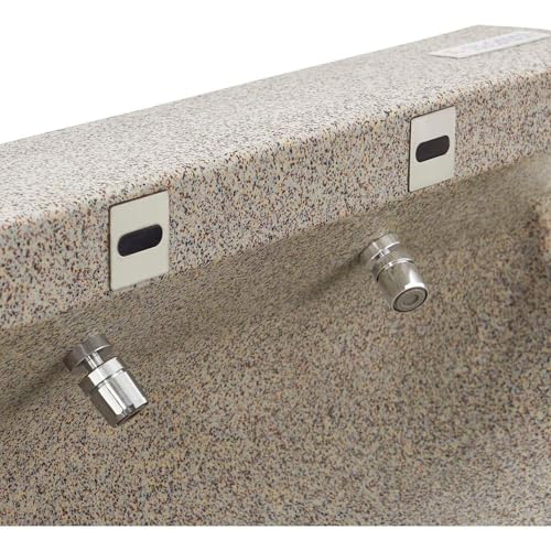 Global Industrial Wall Mounted Sensor-Operated Wash Fountain, 2 Station